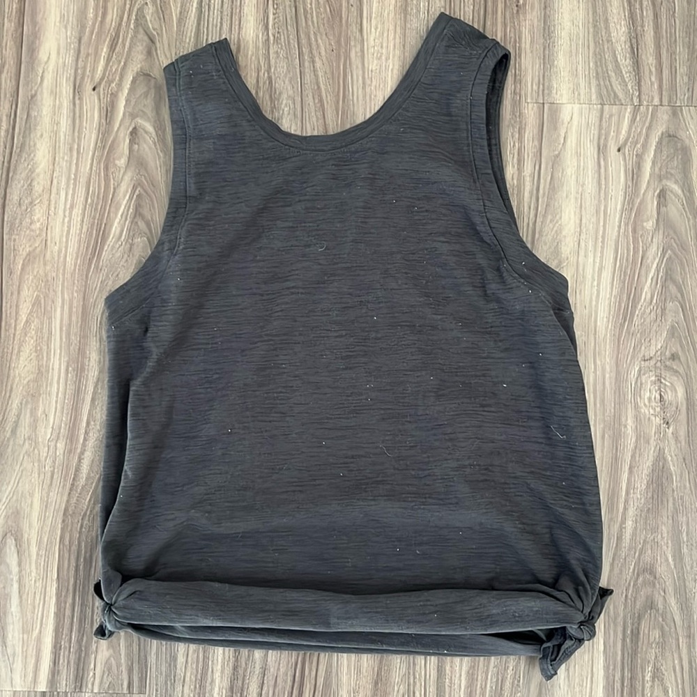 4/$25 OLD NAVY Active Side Tie Grey Workout Tanktop